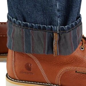Carhartt Men’s Relaxed Fit Flannel-Lined Jeans - 38x32 (never worn)